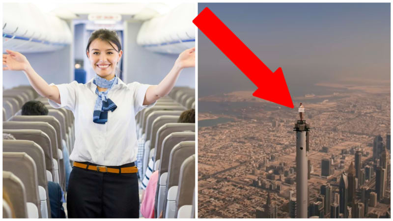 VIDEO: Tomu se říká originální reklama. Letuška v ní stojí na nejvyšší budově světa!