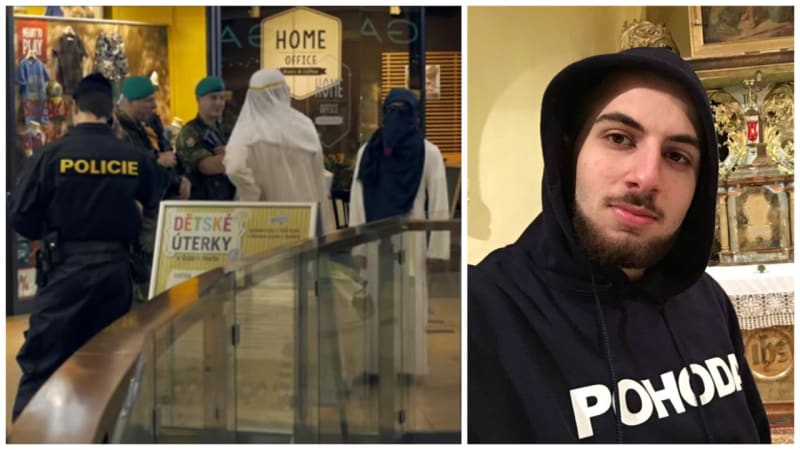 VIDEO: Youtuber se převlékl za muslima a provokoval v ulicích. Zasáhla policie i armáda! Stojí za šíleným prankem MikeJePan?