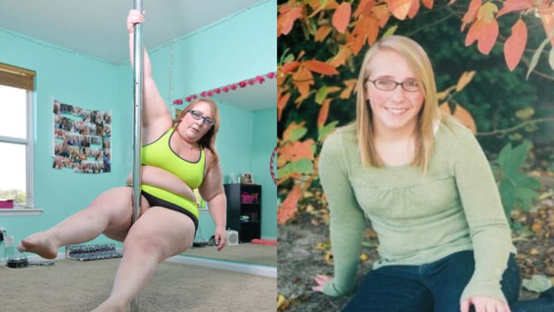 VIDEO: Obézní dívka tancuje u tyče. Sexy, nebo strašidelné?