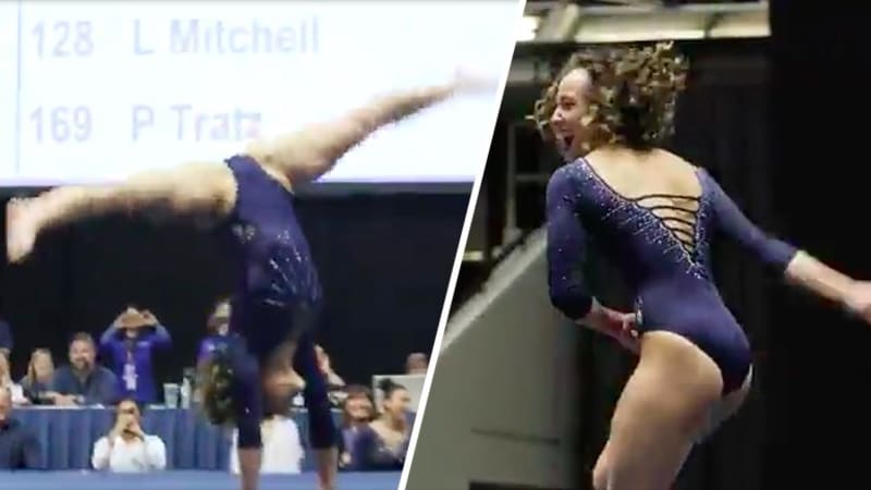 VIRÁLNÍ HIT: Sexy gymnastka předvedla parádní tanec zakončený drsnou roznožku! Tohle video baví celý internet
