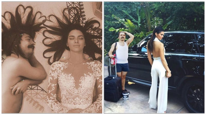 GALERIE: Týpek dokonale vytrollil sexy Kendall Jenner. Jejich photoshopové soužití je geniální!