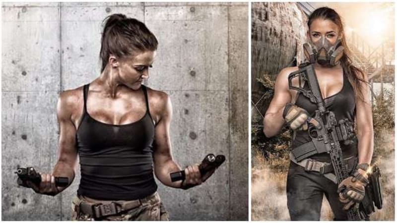 Tahle kráska sloužila v armádě a miluje zbraně. Je to skutečná Lara Croft?