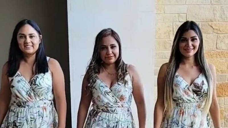 GALERIE: Tři ženy ukazují, jak vypadá stejný outfit v různých velikostech. Na jaké postavě vypadají šaty nejlíp?