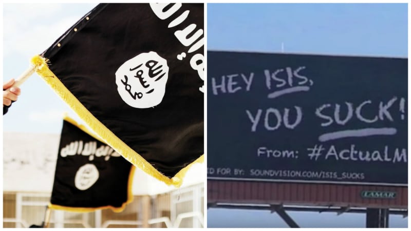 Muslimové vytáhli do boje proti islámskému státu s billboardy! Co na nich teroristům vzkazují?