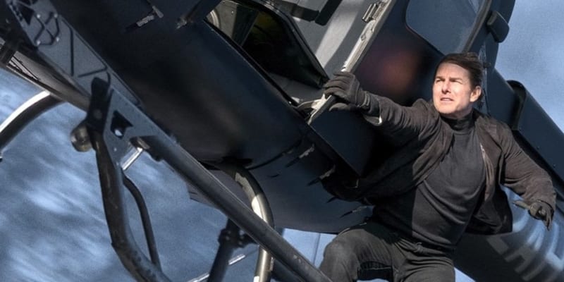 Tom Cruise při natáčení další ze série Mission: Impossible