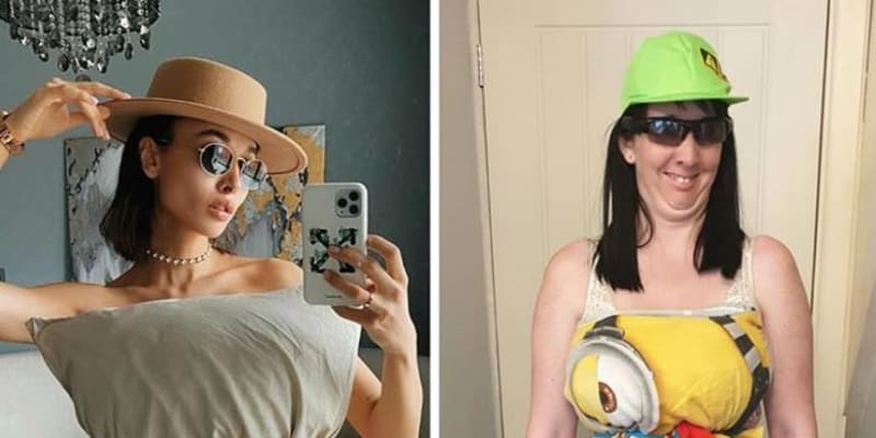 Žena paroduje fotky modelek na Instagramu 4