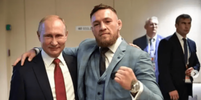 Conor McGregor a Vladimir Putin 1