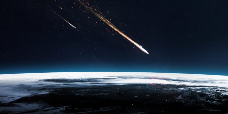 Kamera zachytila dopad meteoritu 1