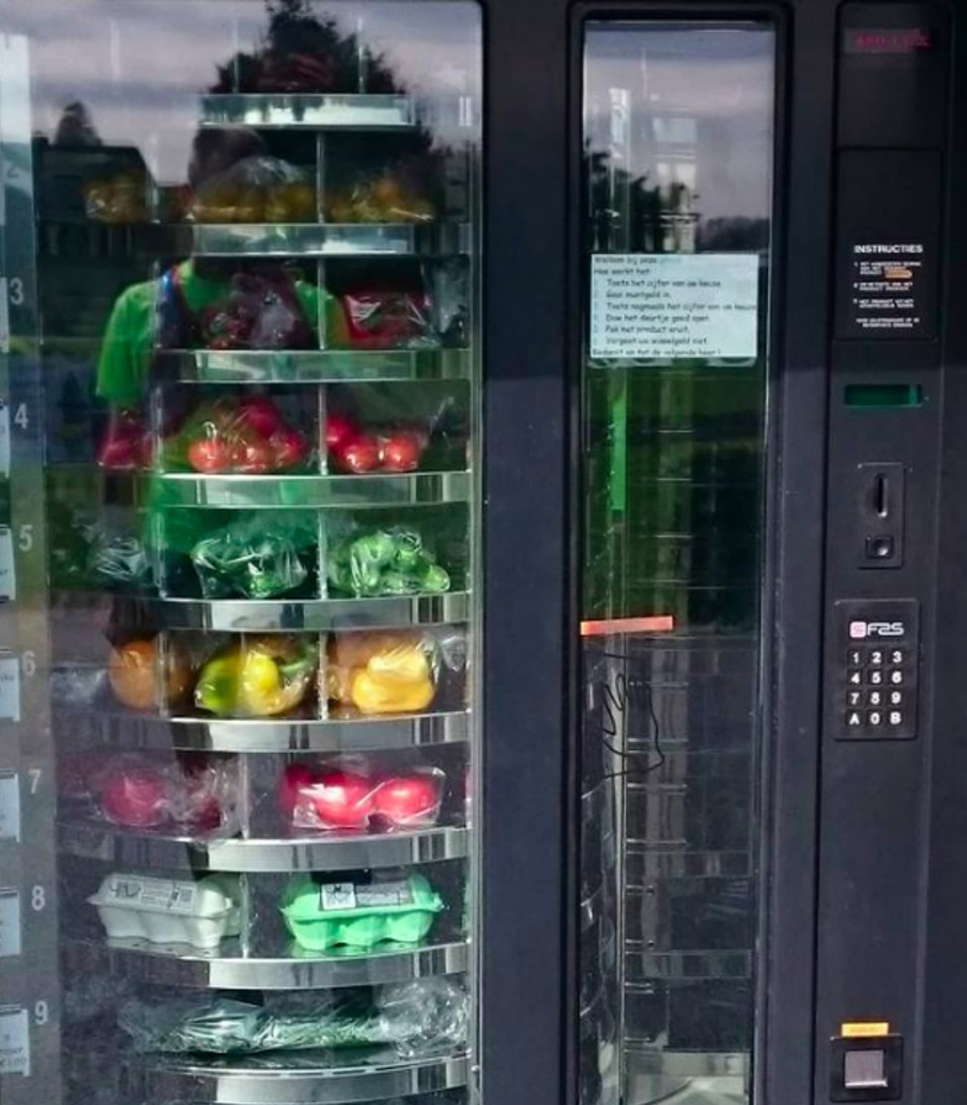 Automat na zeleninu.