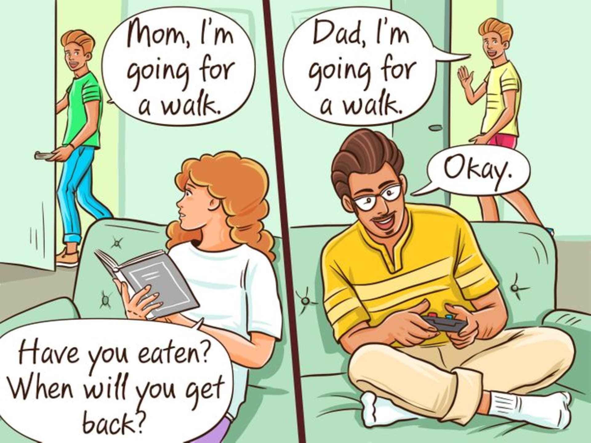 Rozdíly ve výchově rodičů 11