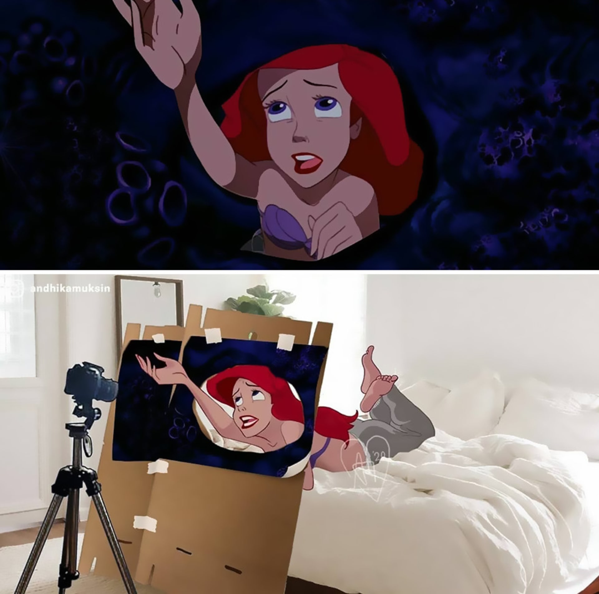 Natáčení pohádek od Disneyho.
