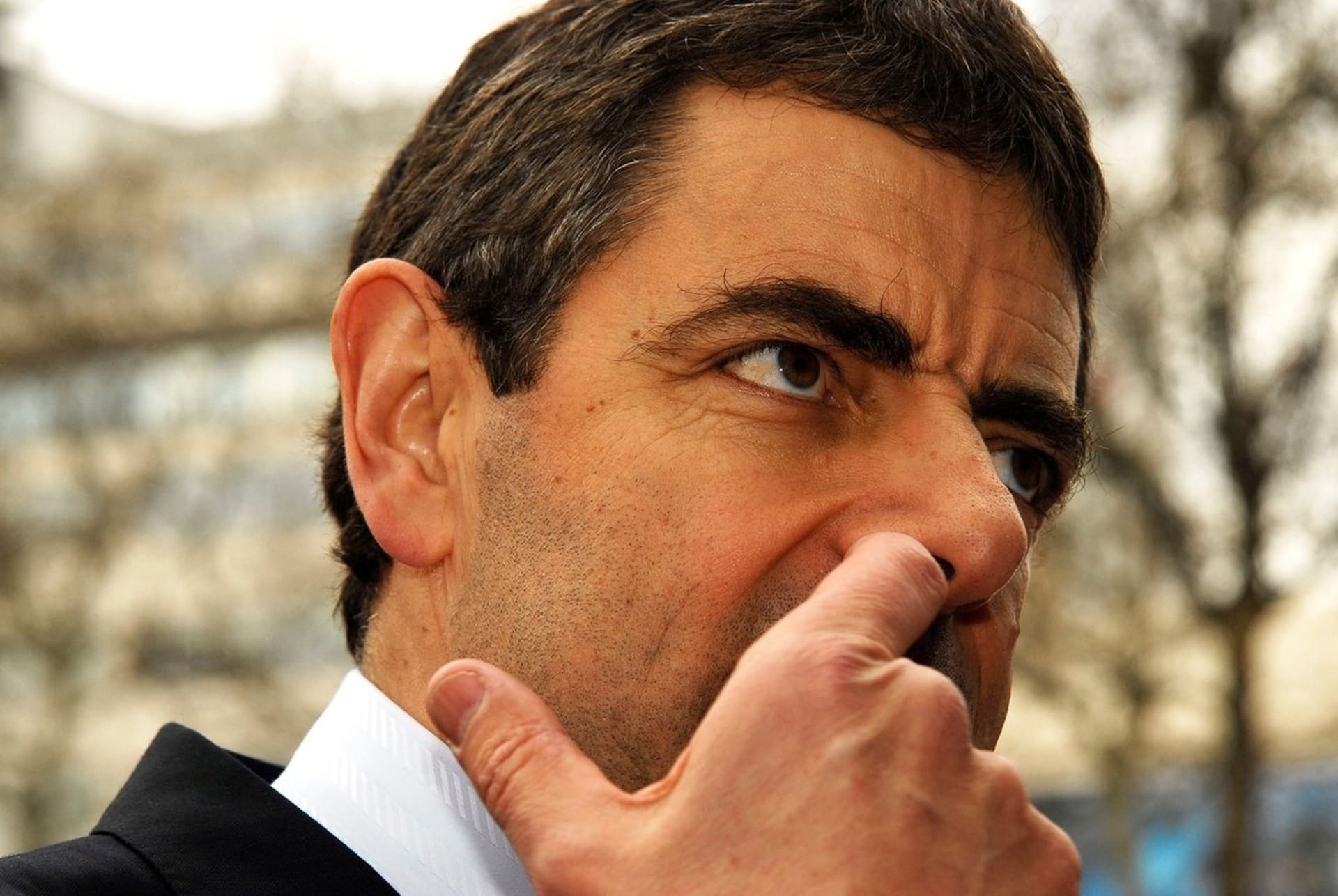 Herec Rowan Atkinson alias Mr. Bean