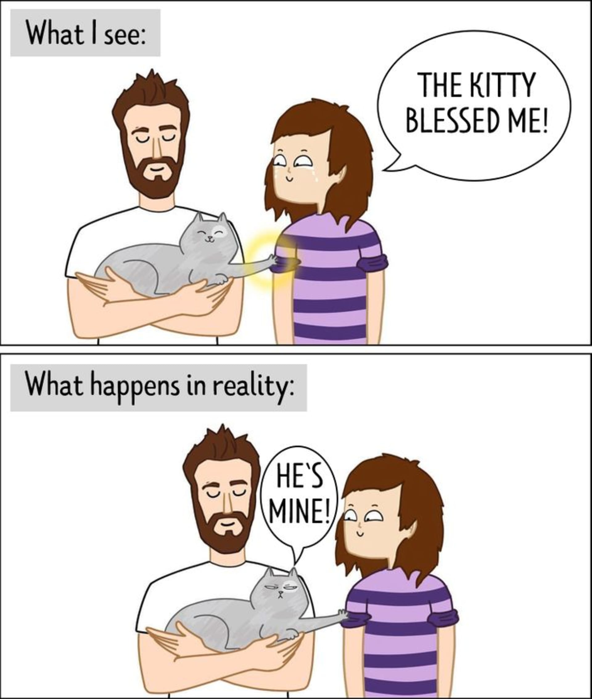 Pravdivé ilustrace ze života s kočkami 9