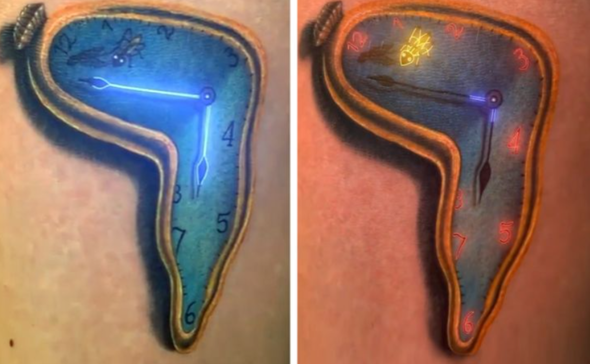 Tatér umí vytvořit svítící tetování 5