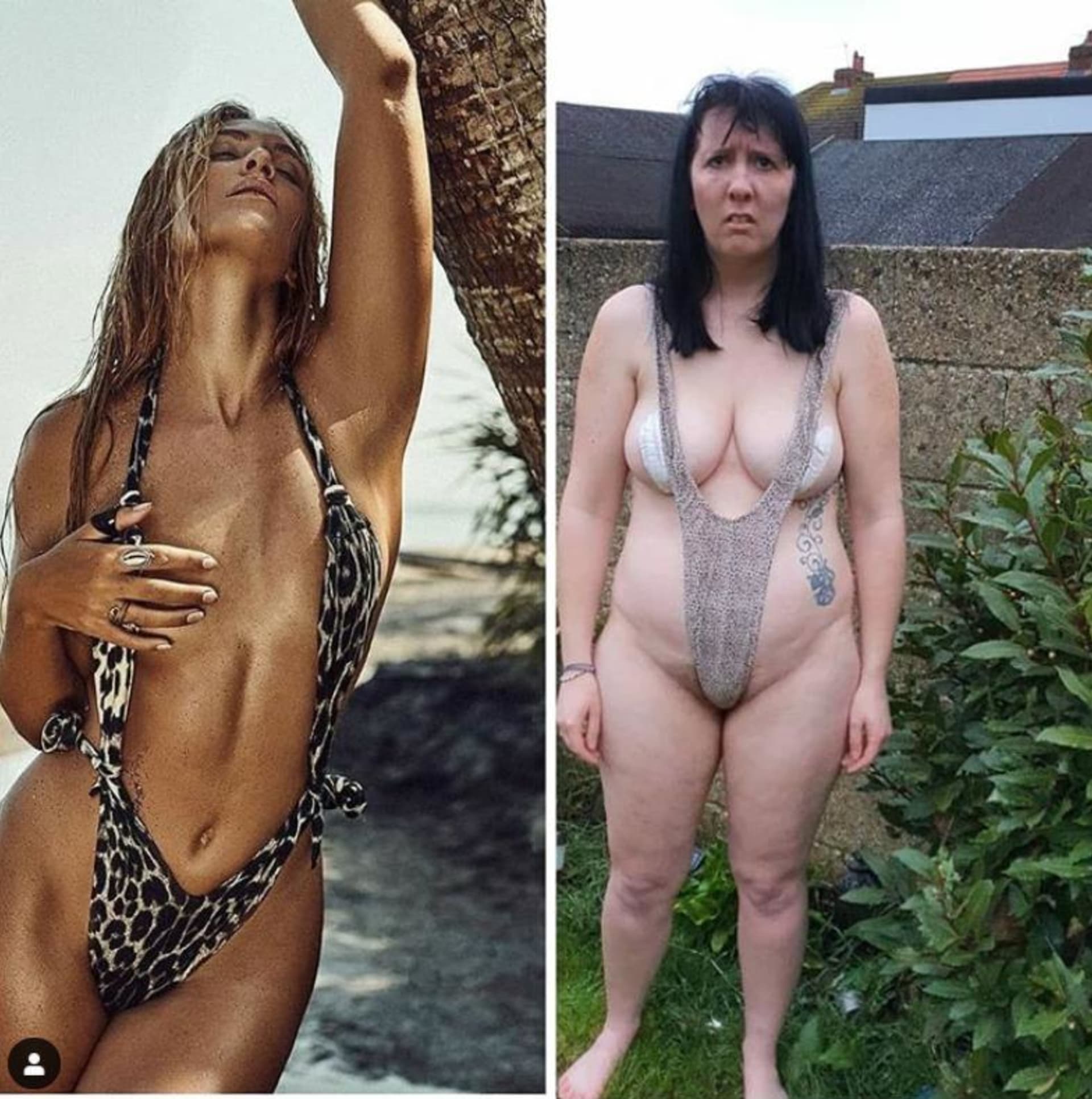 Žena paroduje fotky modelek na Instagramu 3