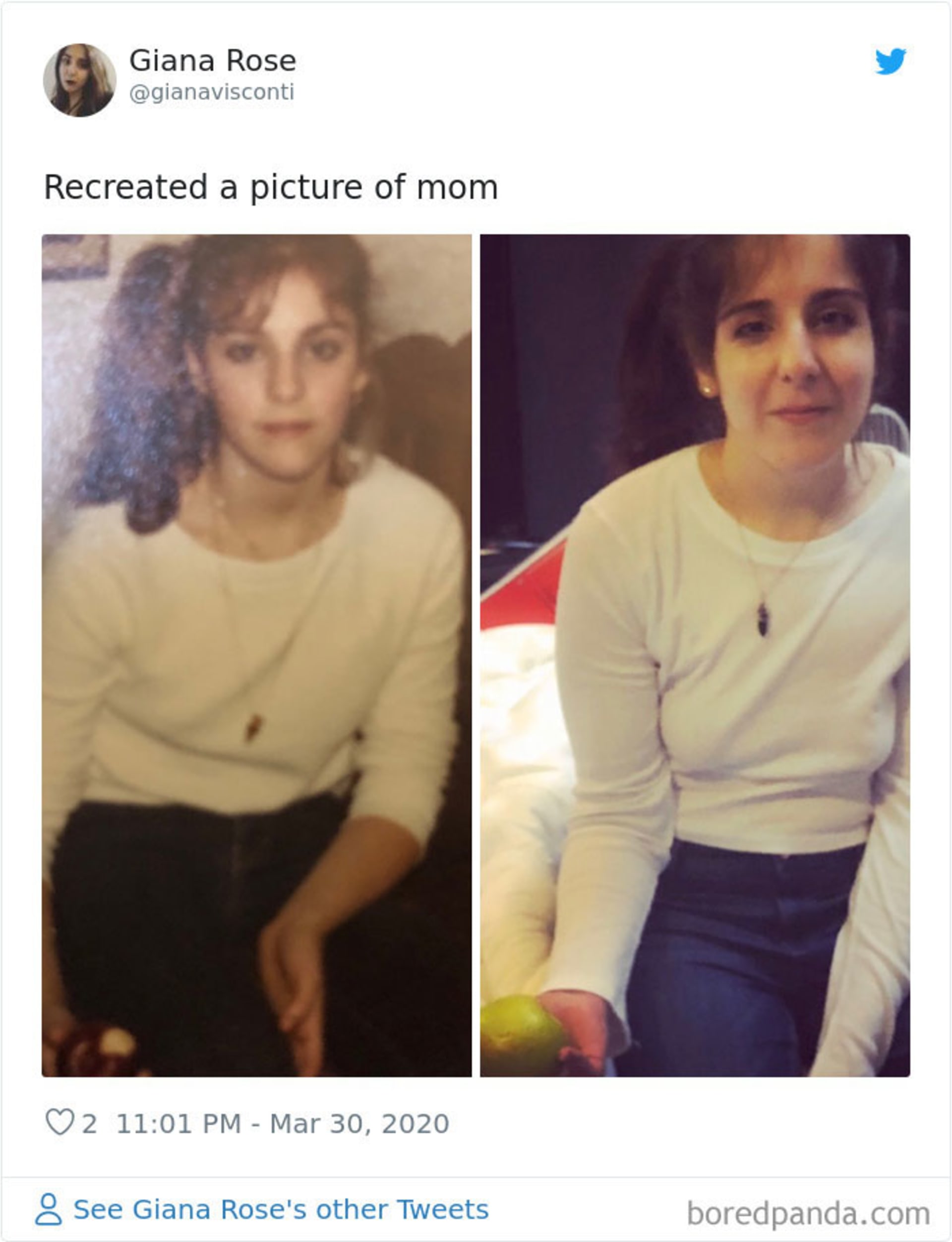 Dcery napodobují staré fotky svých matek 9