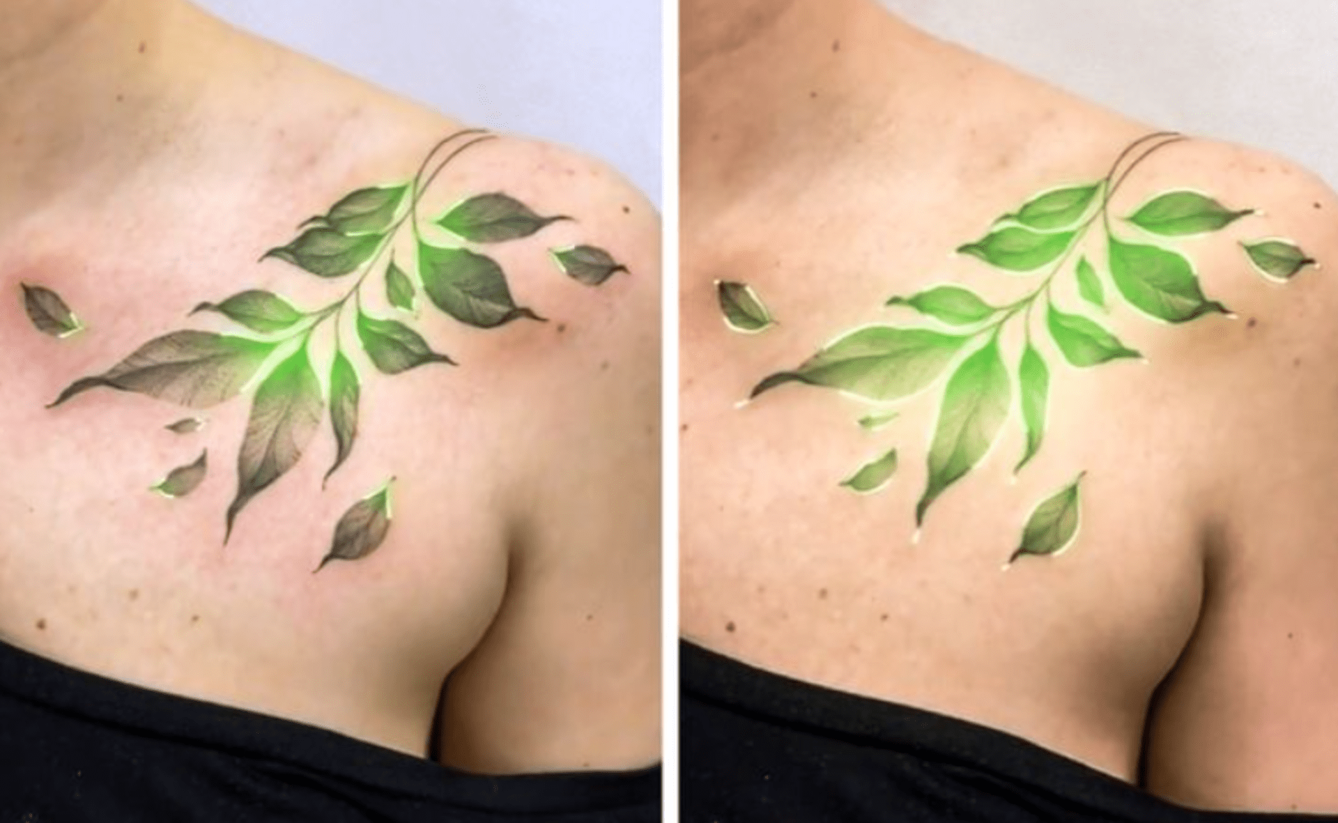 Tatér umí vytvořit svítící tetování 2