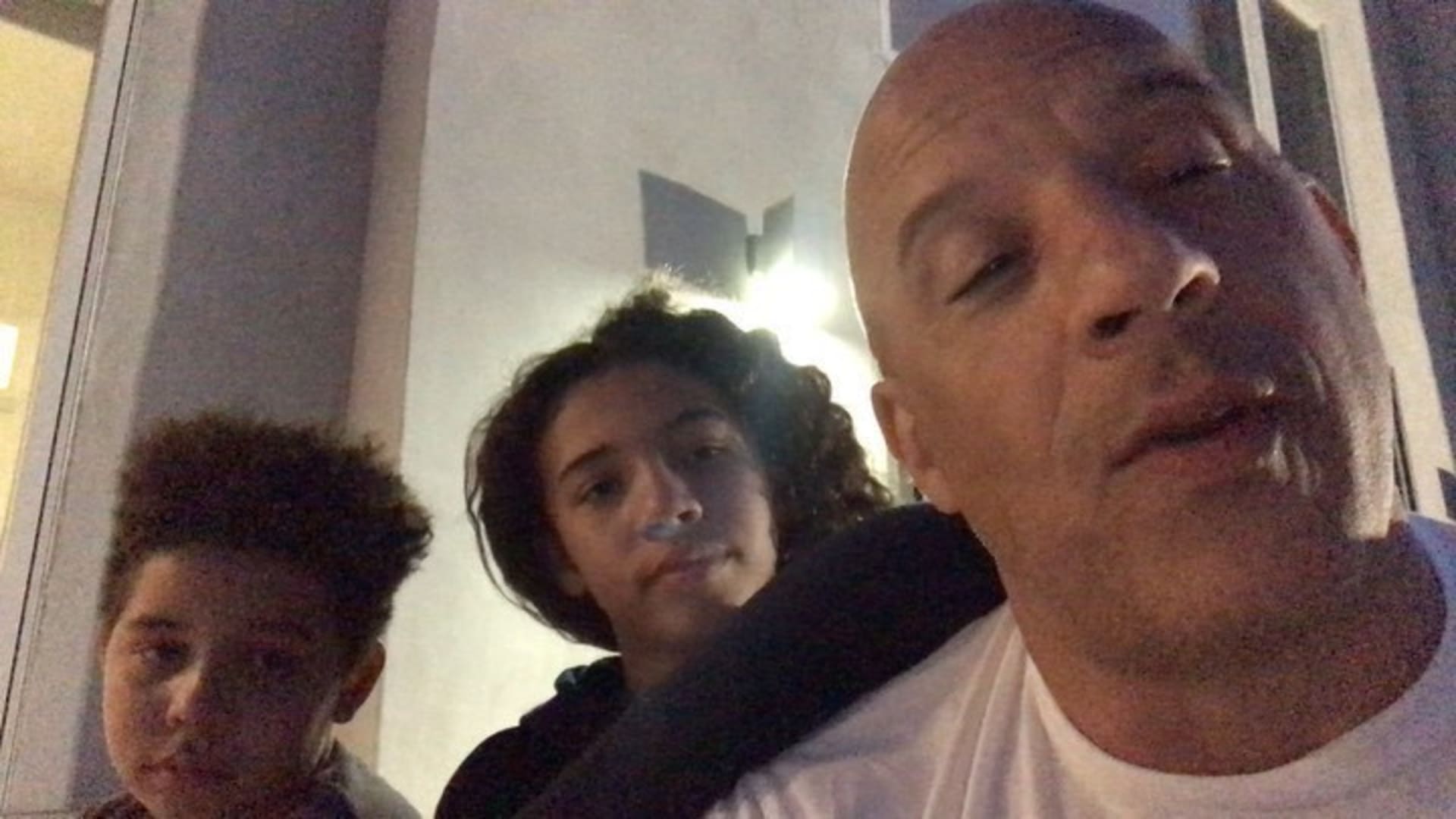 Vin Diesel s dětmi