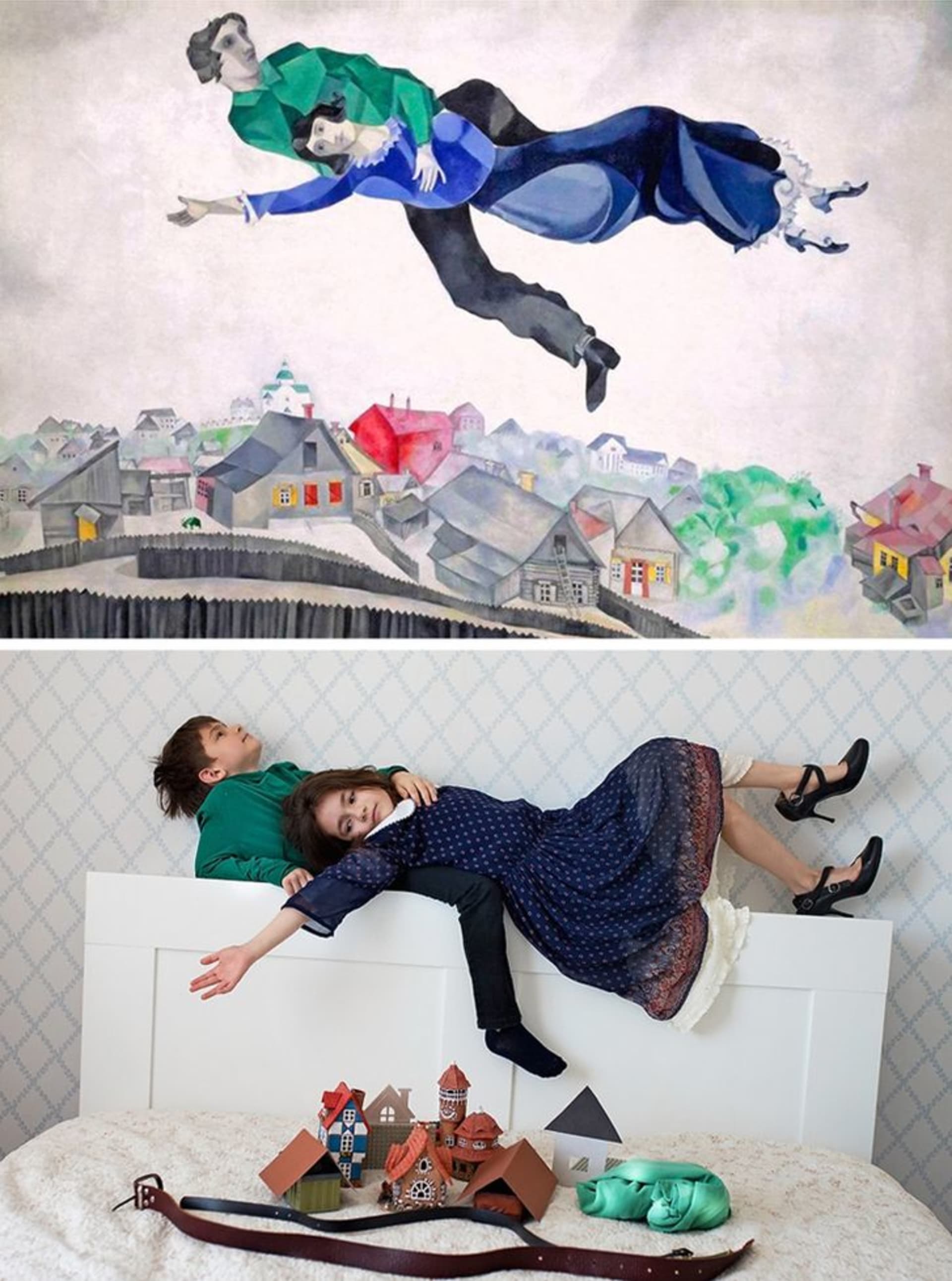 Nad městem - Marc Chagall