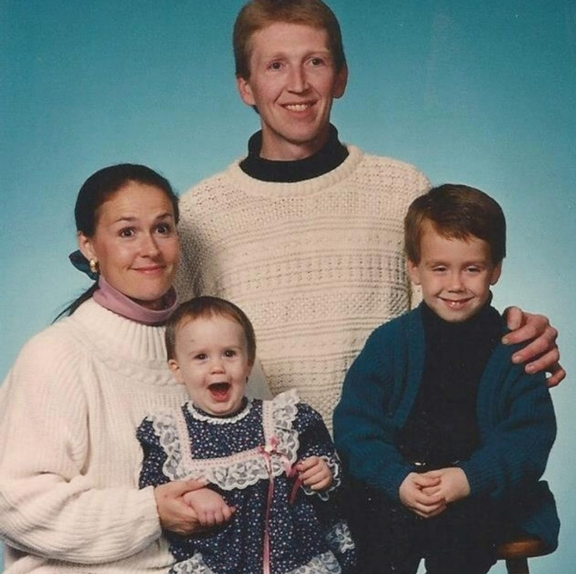 Tahle rodinná fotka je náš favorit.