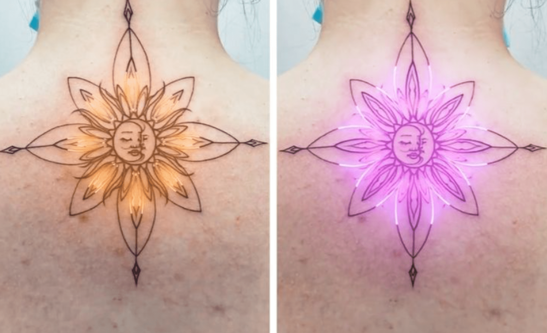 Tatér umí vytvořit svítící tetování 3