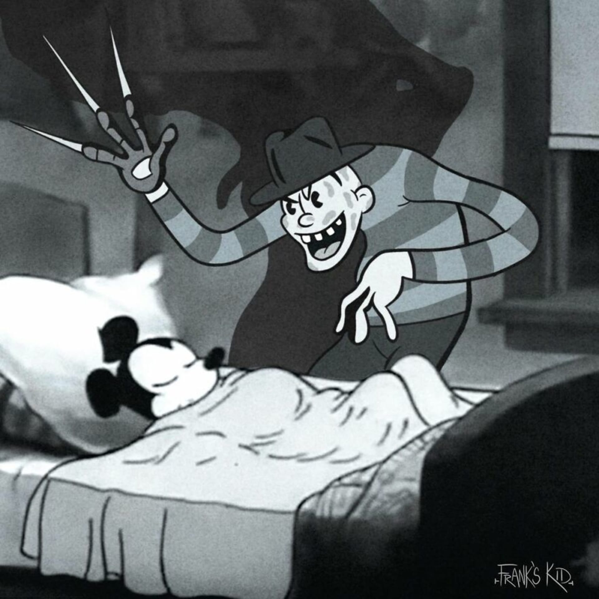 Mickey Mouse ve společnosti známých hororových postav 2
