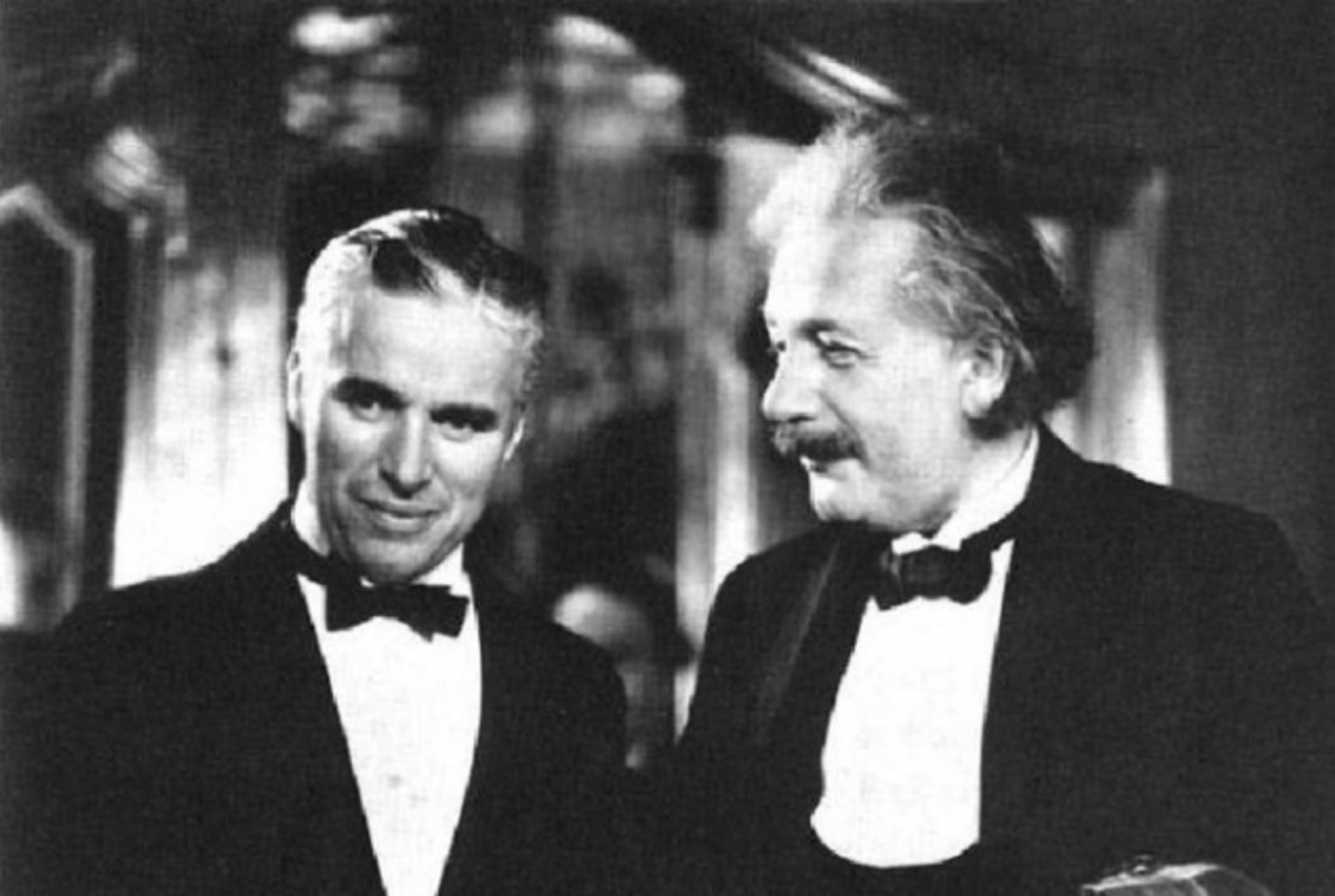 Charlie Chaplin a Albert Einstein... noblesa sama...