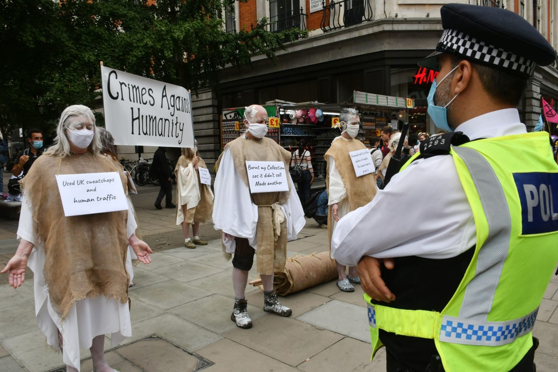 Protest v Londýně