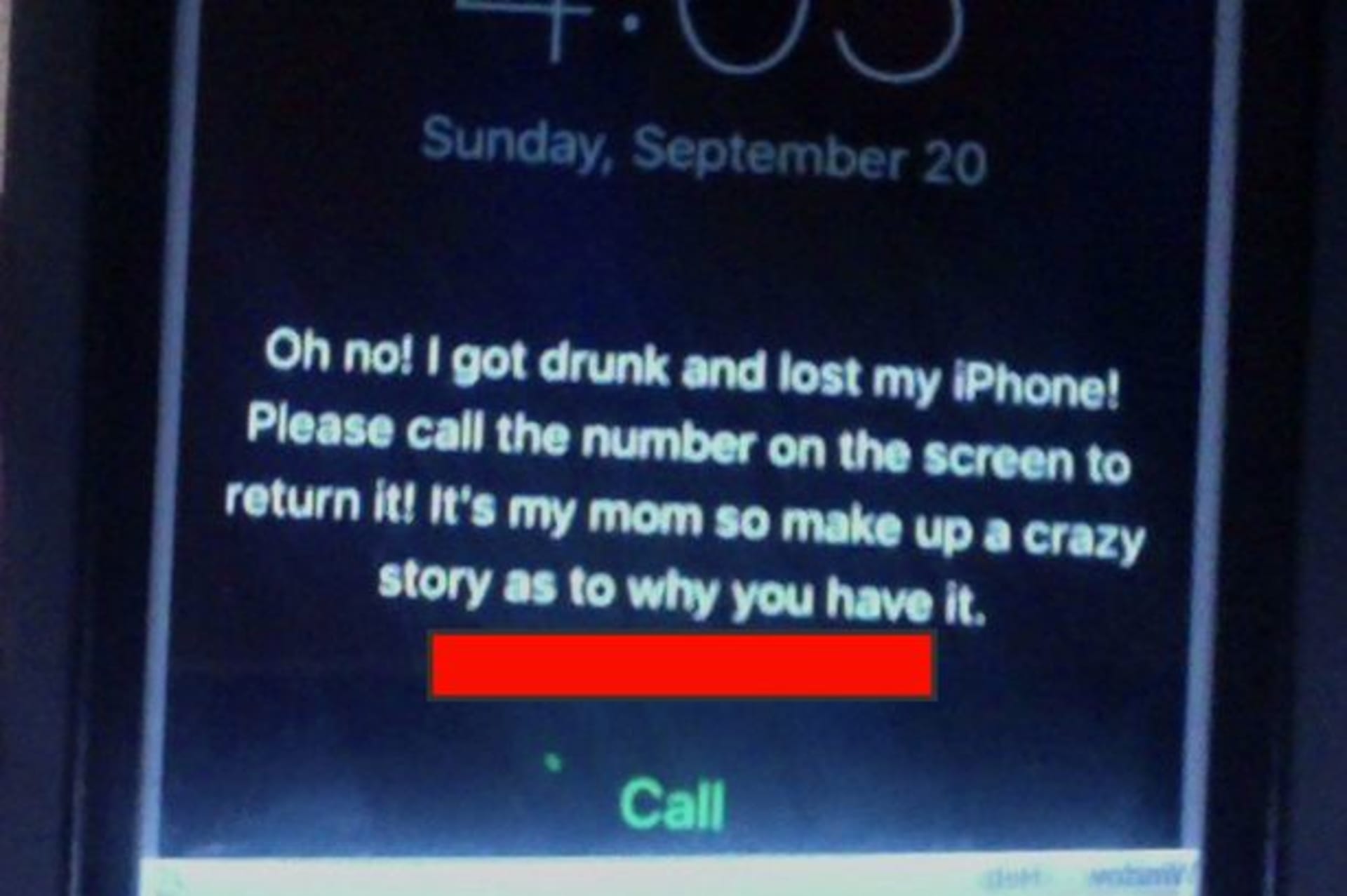 Díky tomuto vzkazu se iPhone vrátil ke svému majiteli a ještě pobavil svět...