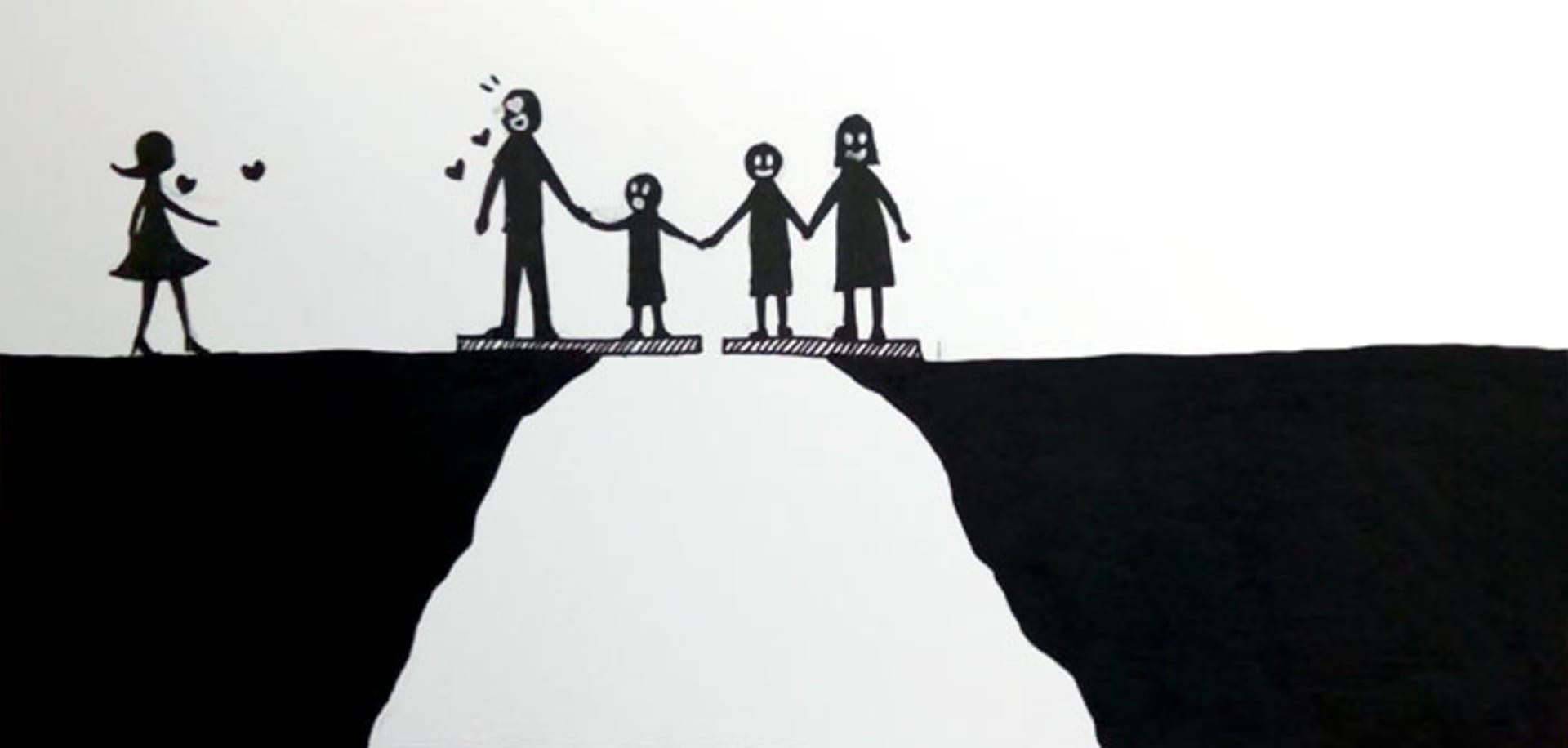 Depresivní ilustrace rozvodu - Obrázek 2