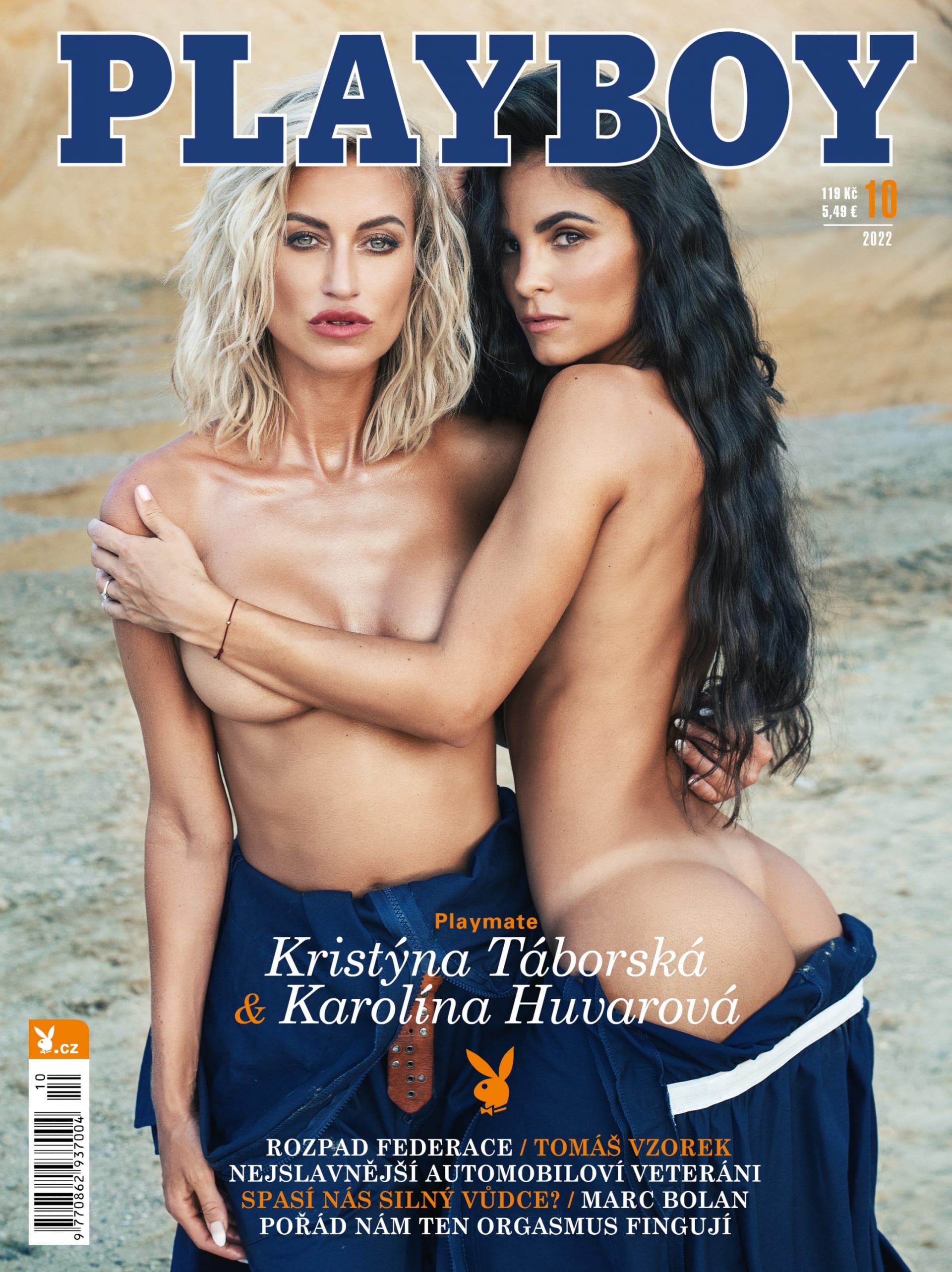 Playmates Karolína Huvarová a Kristýna Táborská v novém čísle magazínu Playboy.