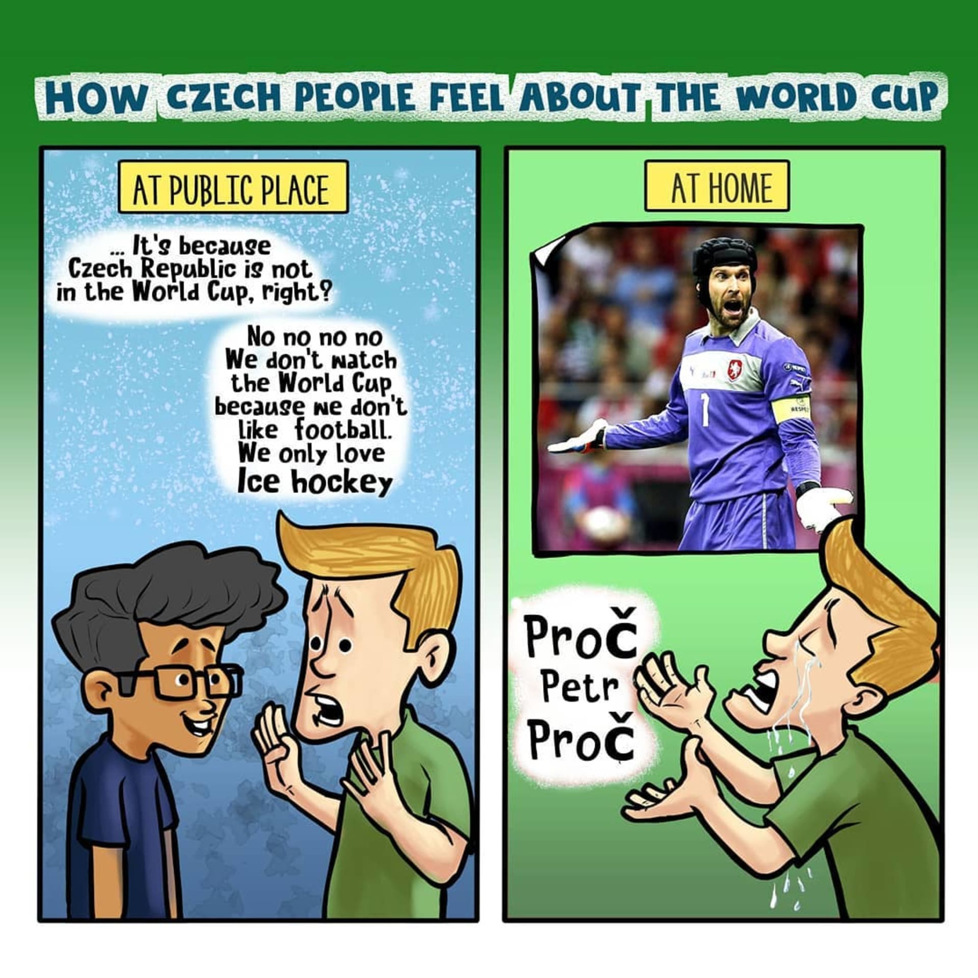 Když Češi předstírají, že už je národní fotbalová reprezentace vlastně nezajímá. Skutečnost je ale jiná.