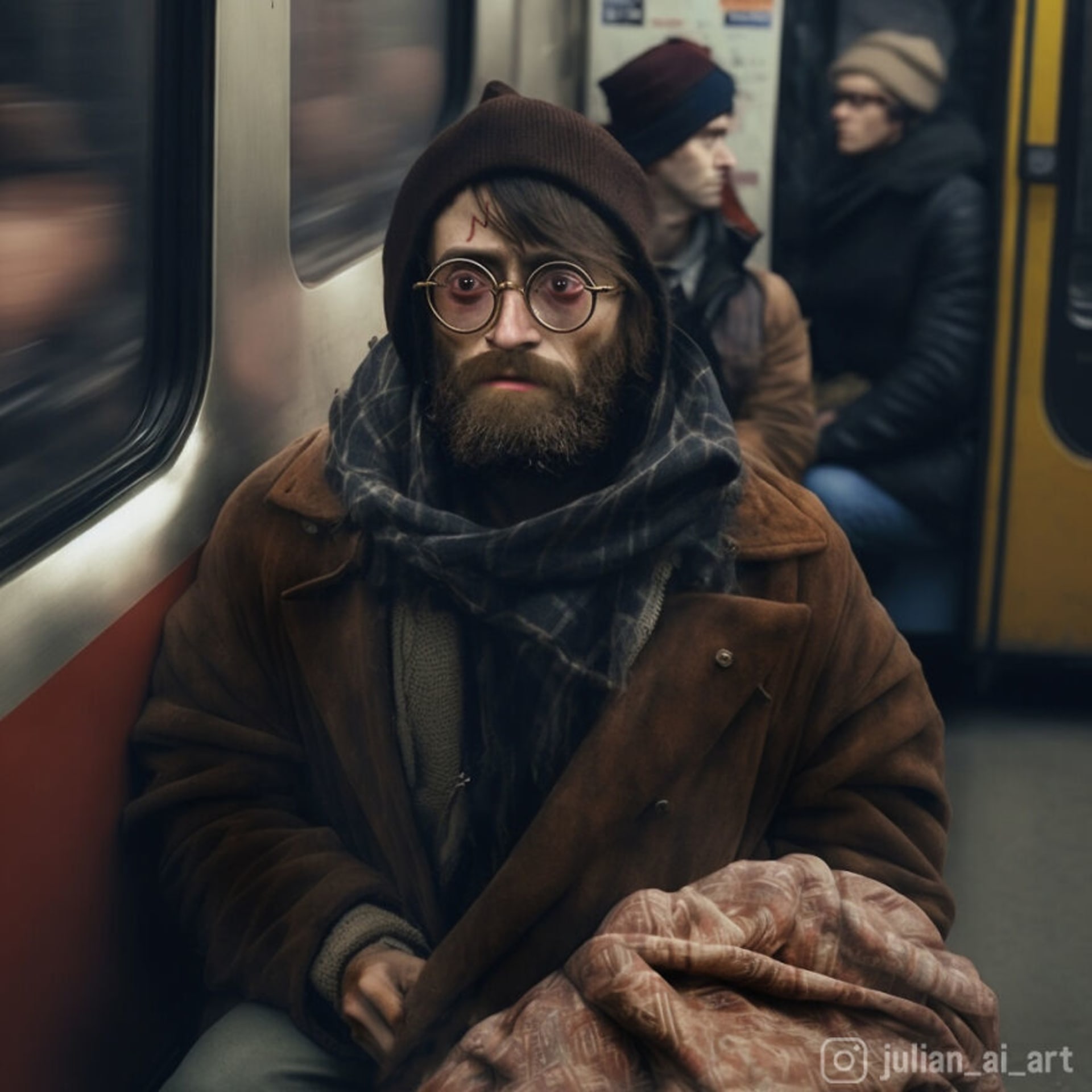 Bezdomovec Harry Potter.