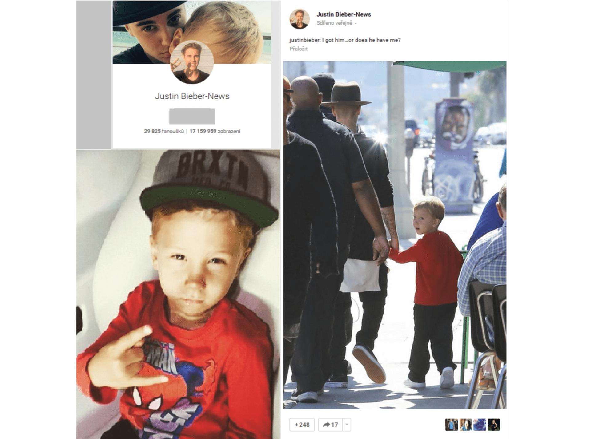 Fanynky se u fotografií obou Bieberů málem rozplynuly