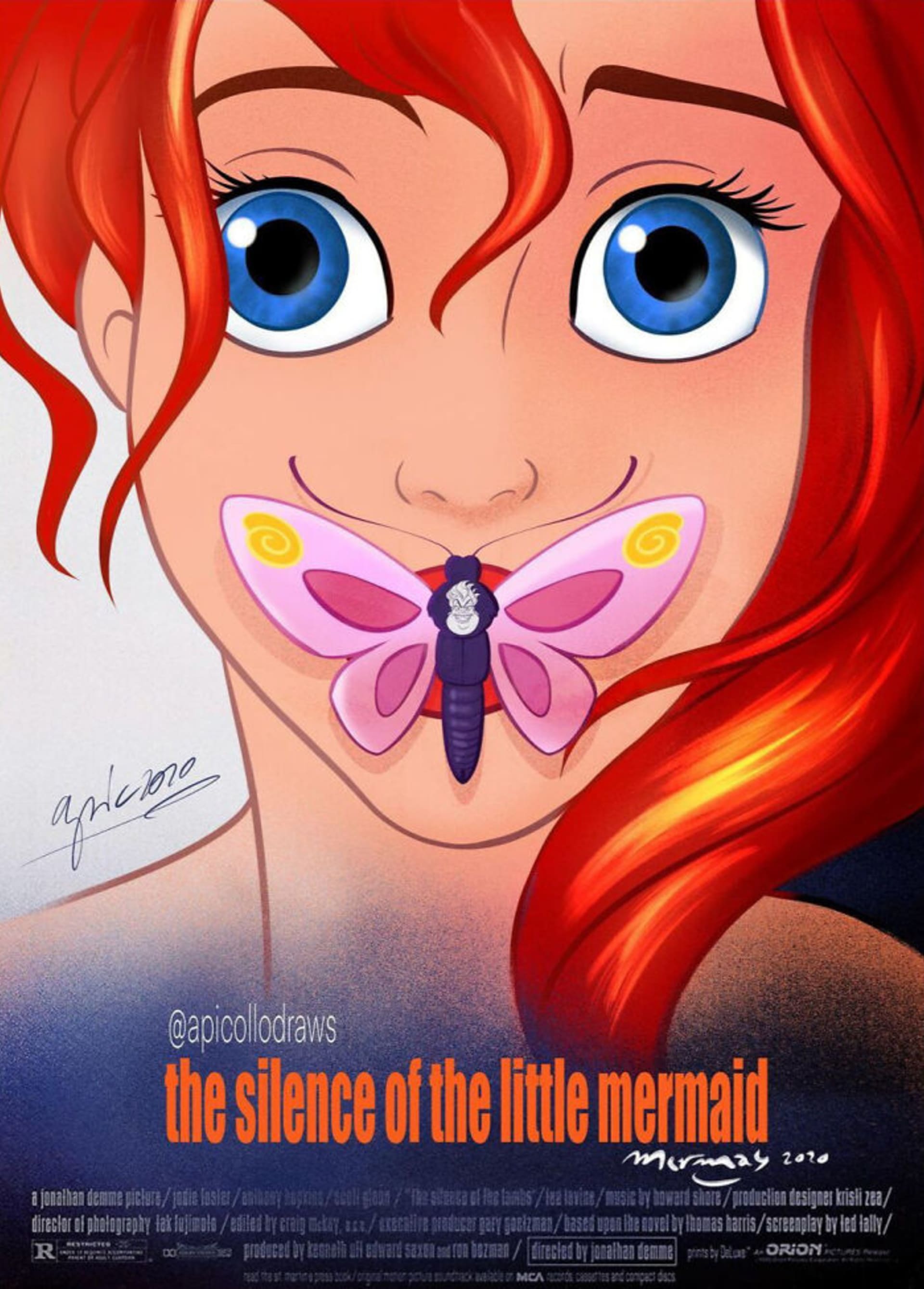 Slavné filmové plakáty předělané do postav od Disneyho 8