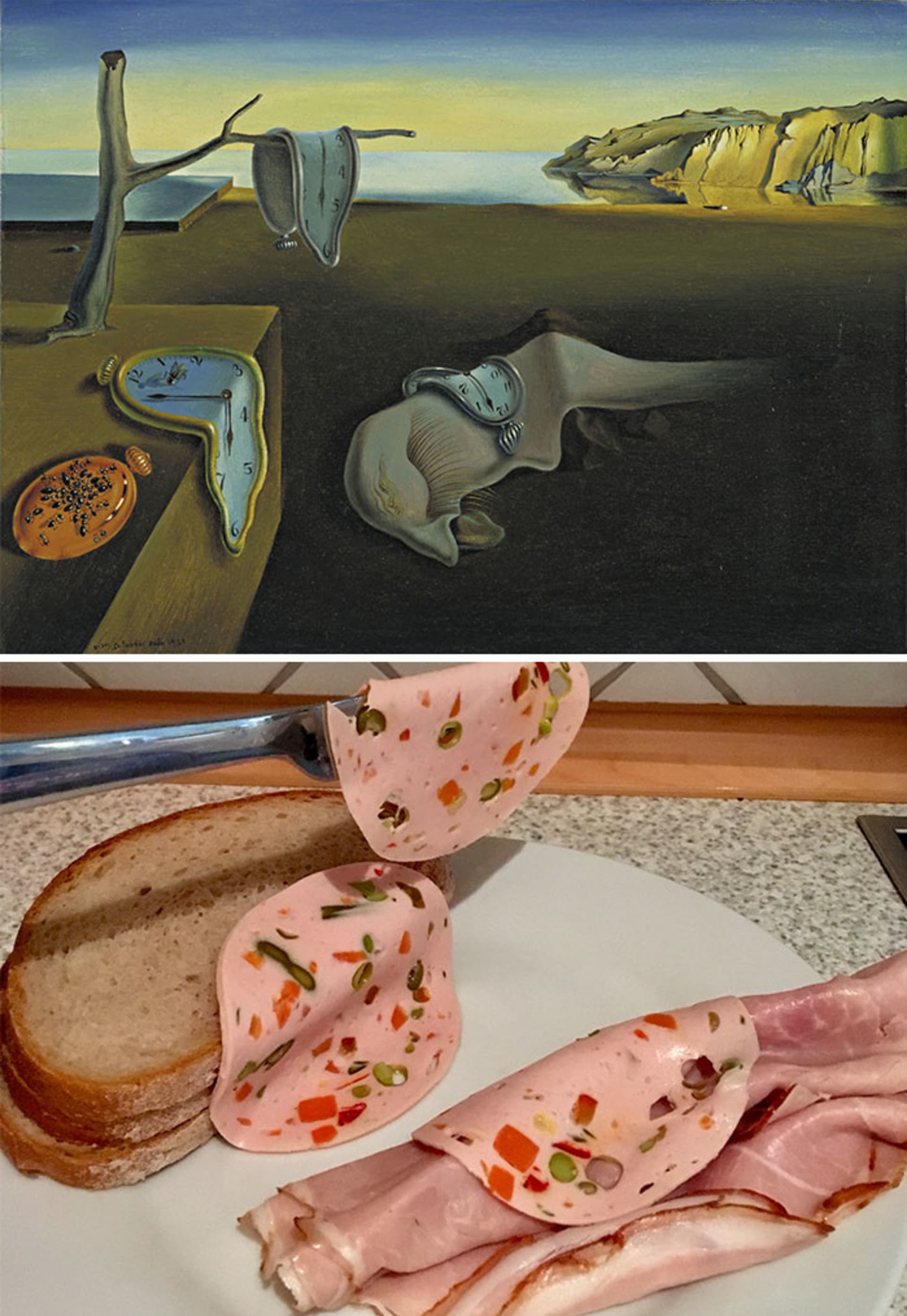 Slavné obrazy na sendvičích 3