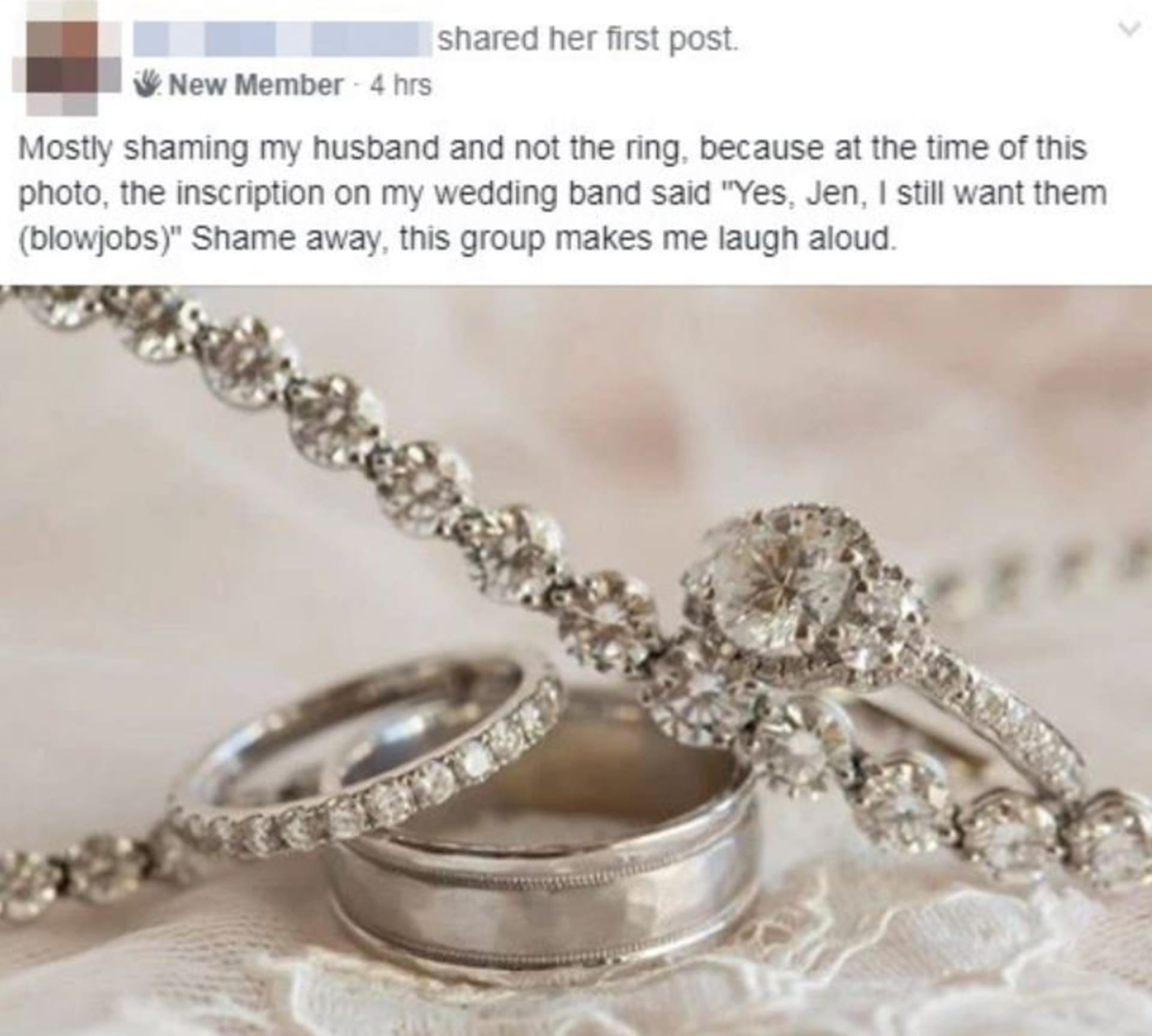 Svatební prsten se vzkazem 1
