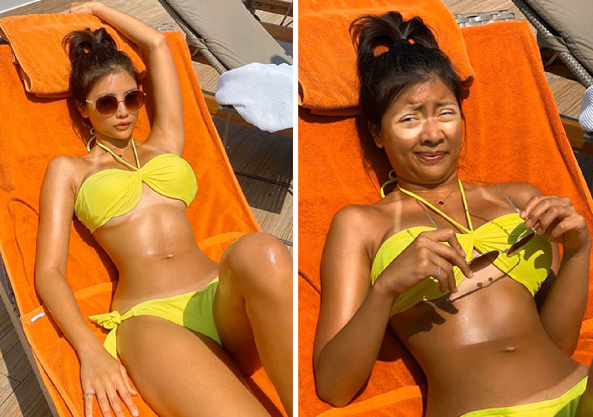 Instagram vs. realita v podání thajské modelky.