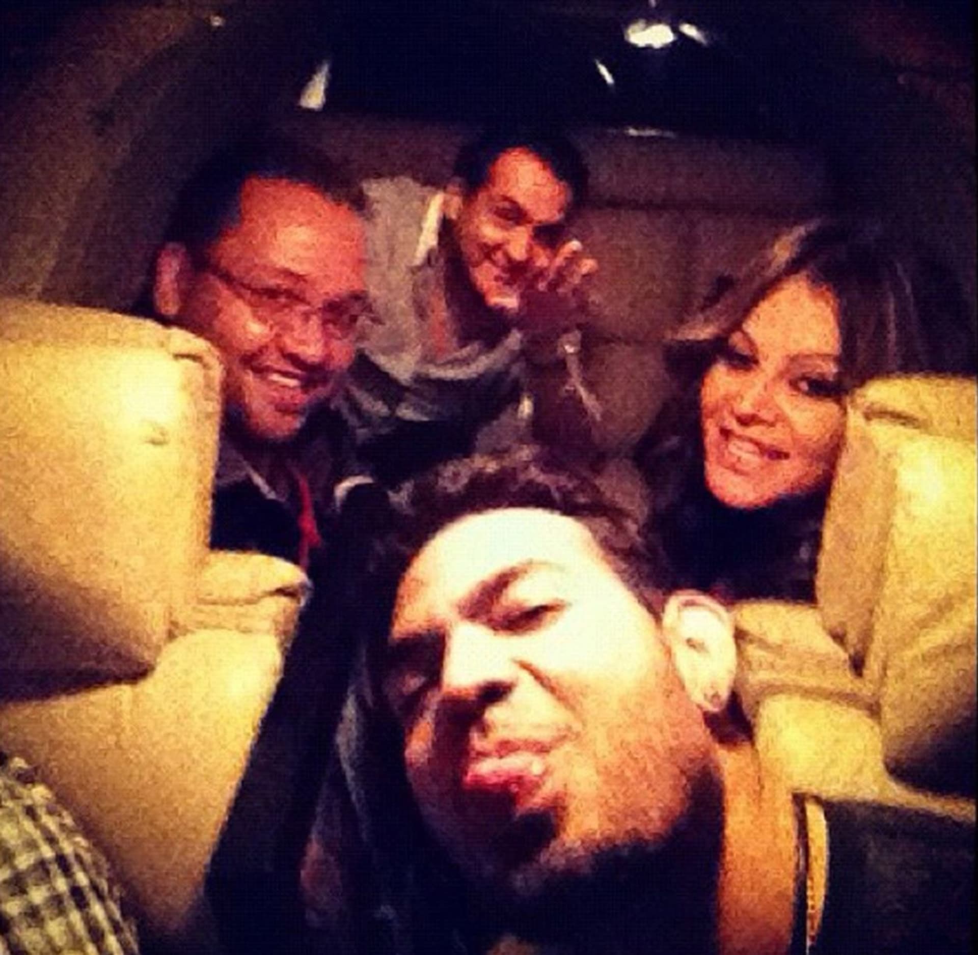 Jenni Rivera a jeho přátelé na palubě letadla před havárií