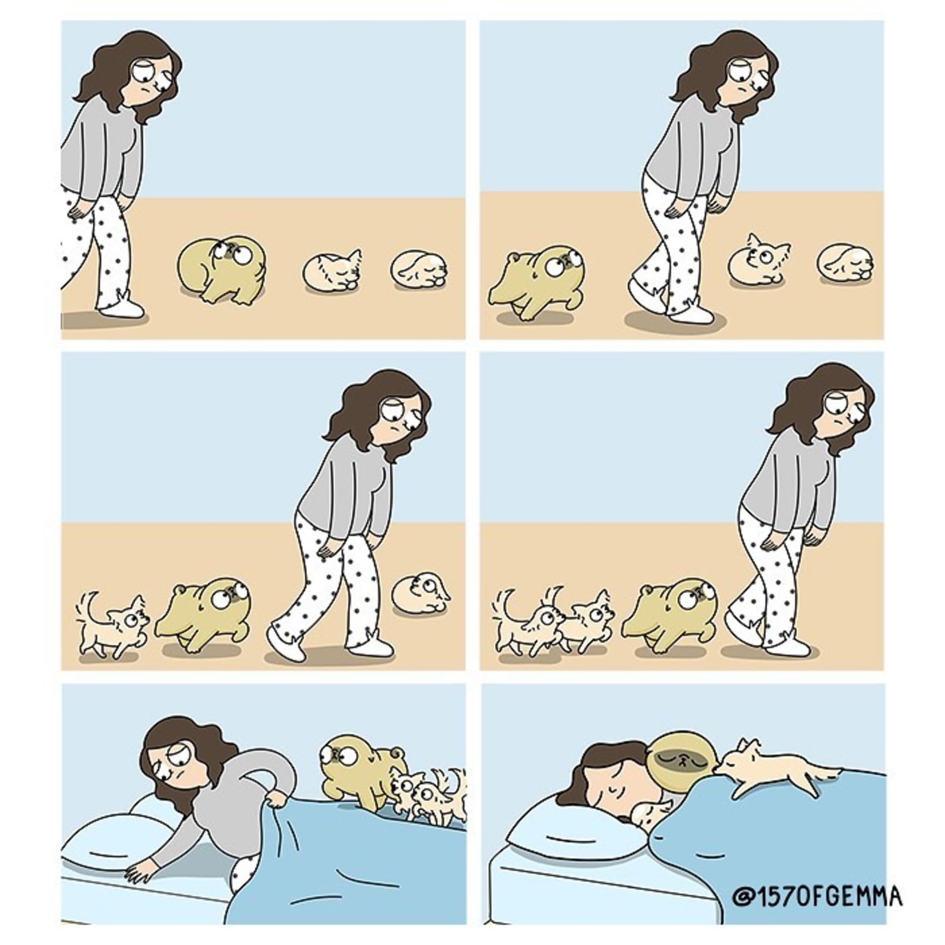 Roztomilé ilustrace o životě se psem 3