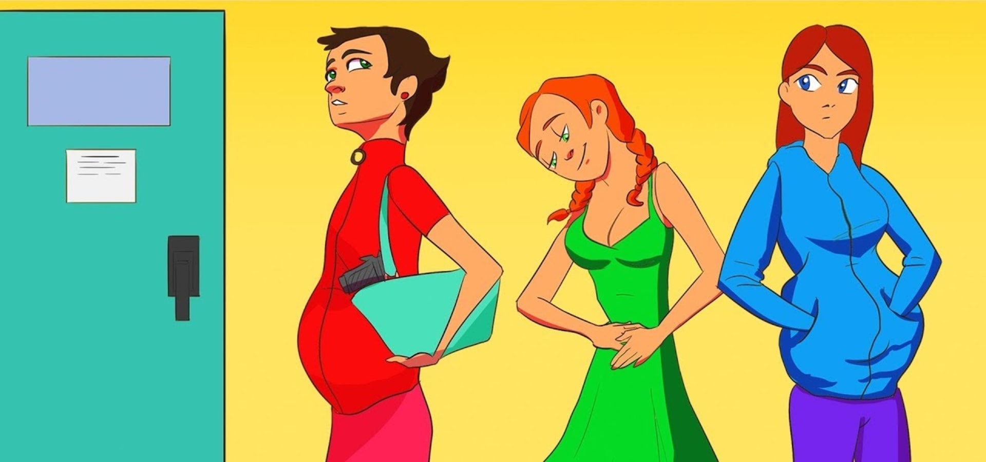 Která z nich není těhotná? 1