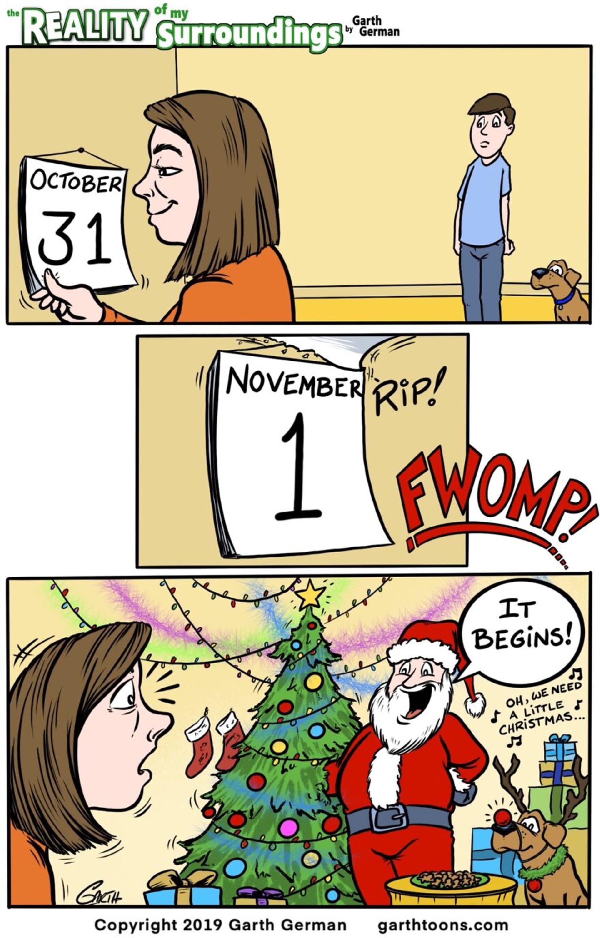 Vtipné ilustrace o Vánocích 6