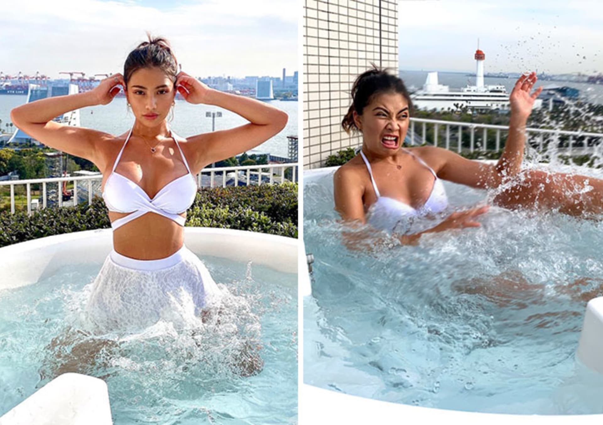 Instagram vs. realita v podání thajské modelky.