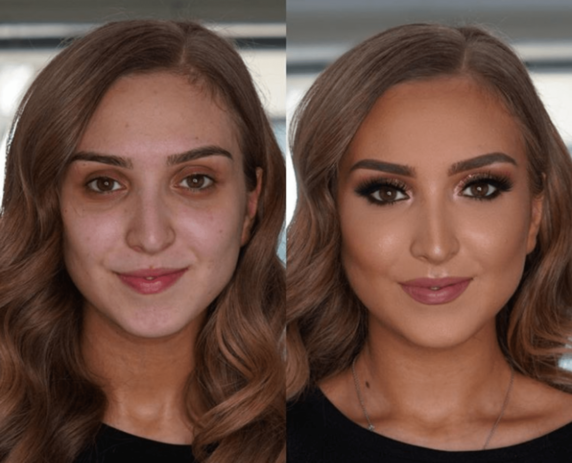 Ženy bez make-upu a s ním 7