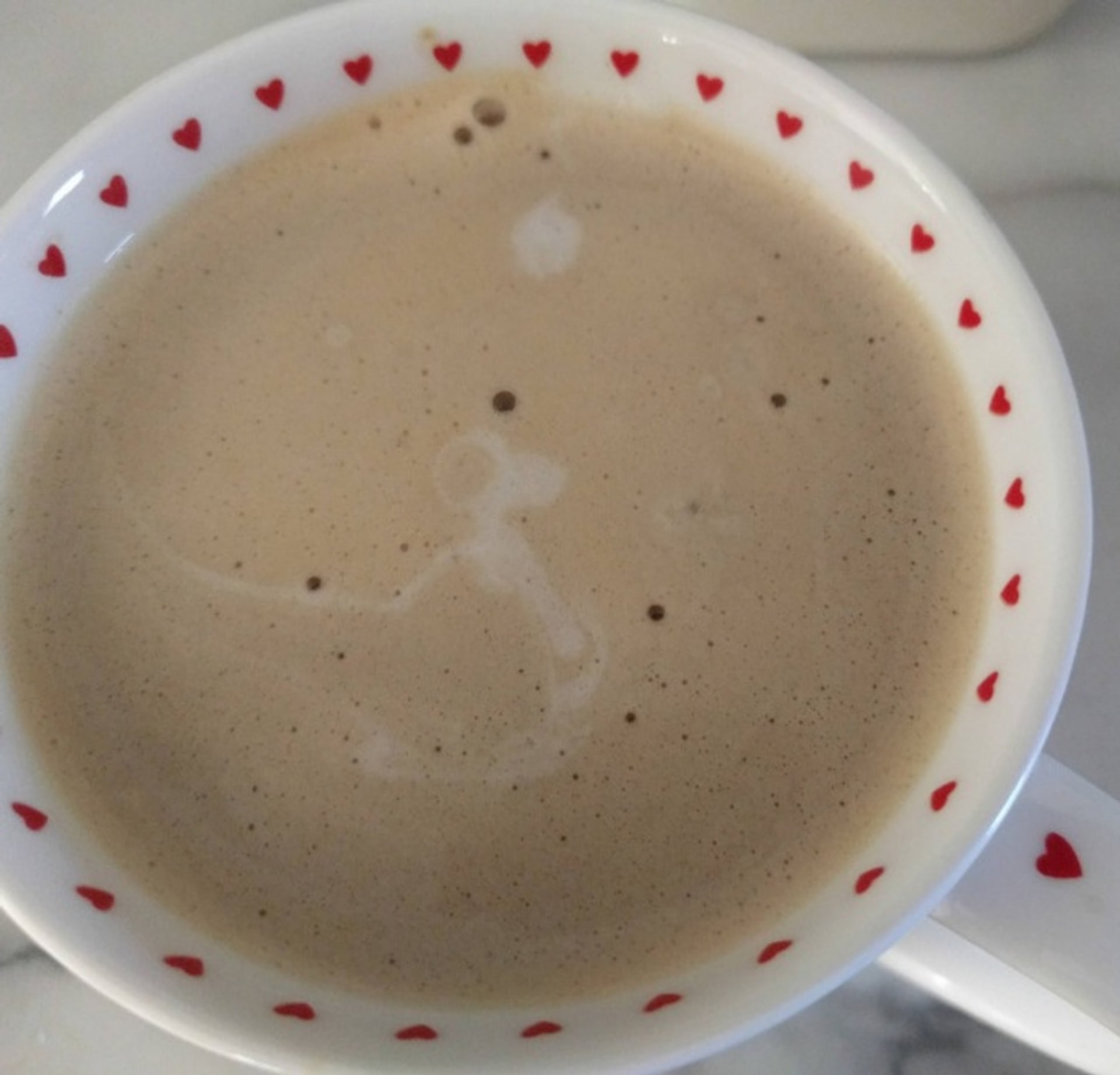 Snoopy v cappuccinu