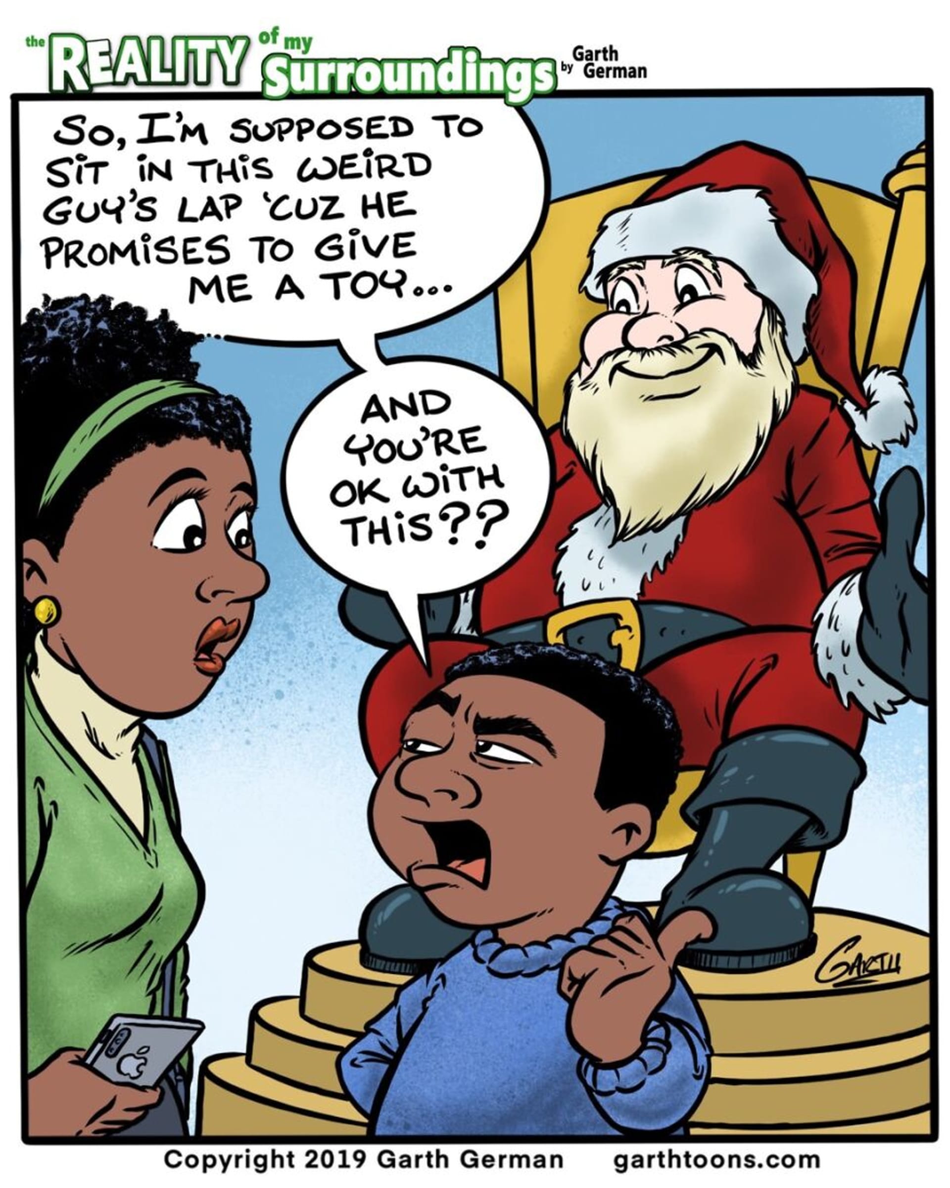Vtipné ilustrace o Vánocích 1