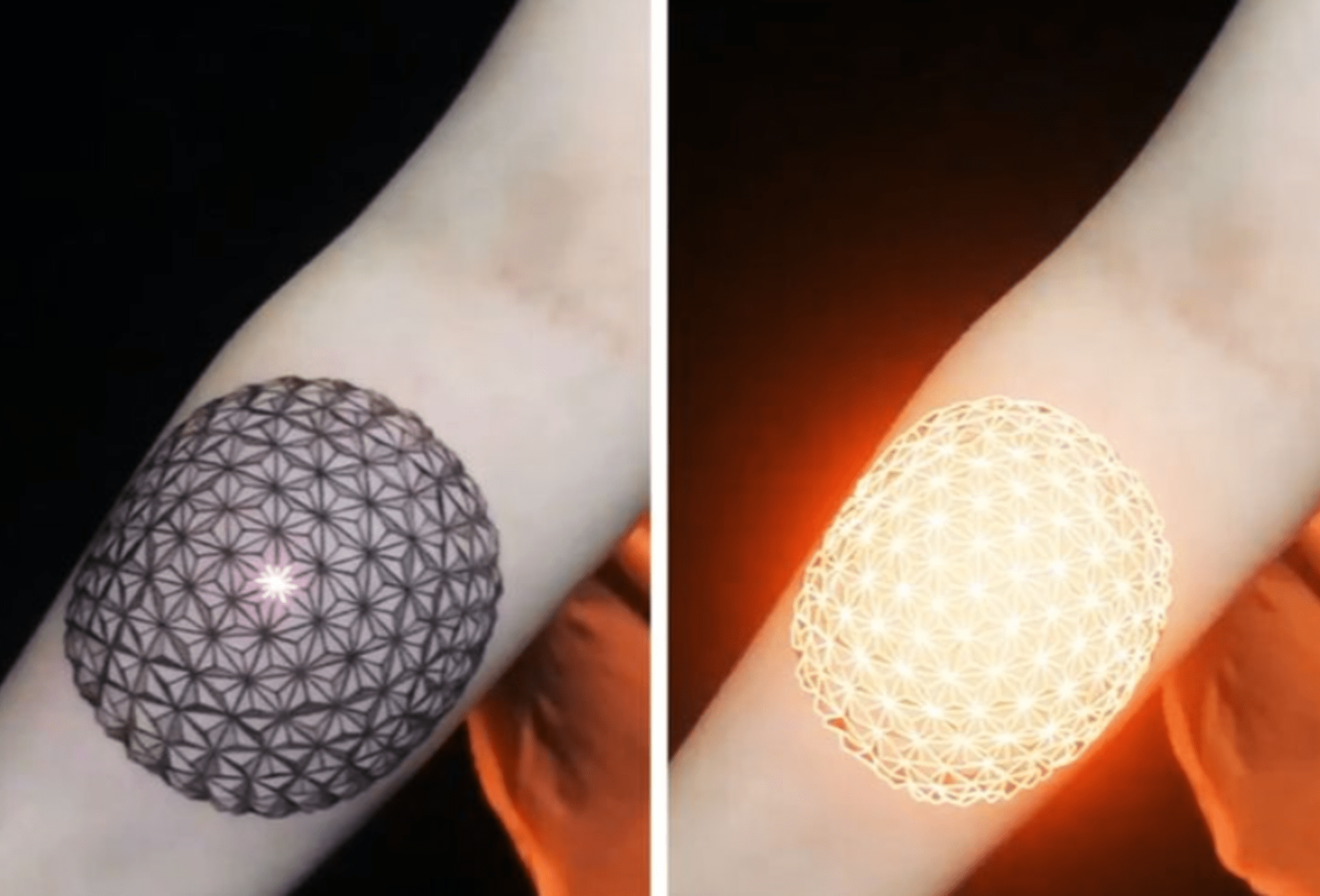 Tatér umí vytvořit svítící tetování 7