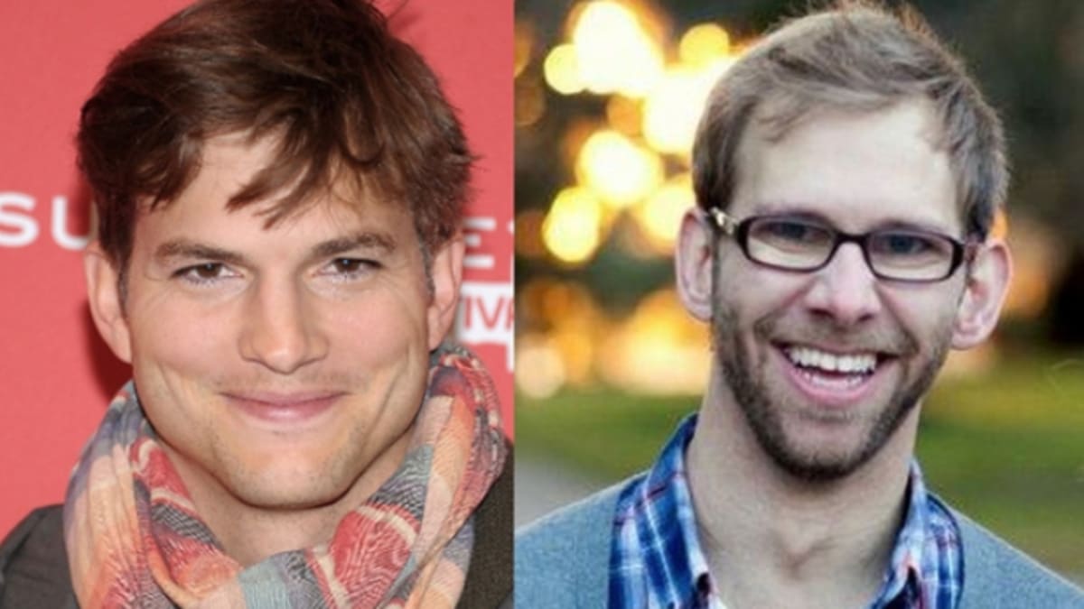 Slavný herec Ashton Kutcher a jeho bratr Michael