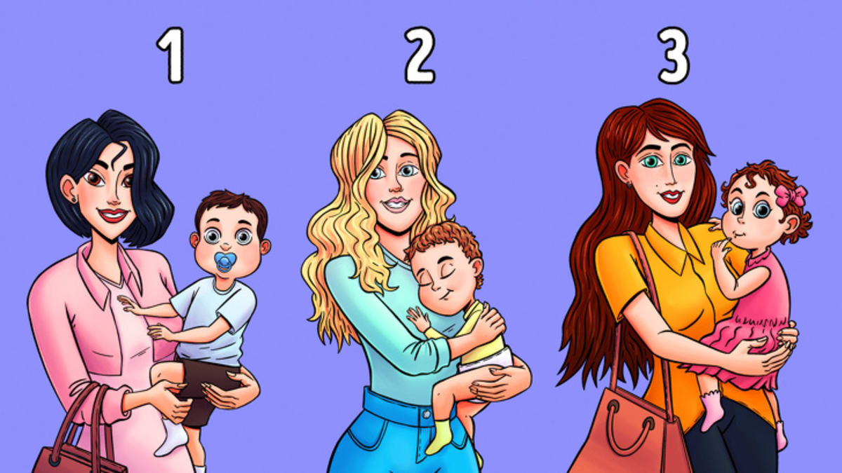 Která z žen podle vás drží cizí dítě? 1