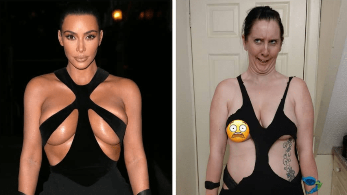 Matka zparodovala vyzývavé šaty Kim Kardashian 1